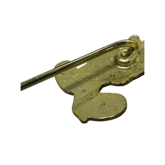 Vintage Walt Disney Productions Mickey Mouse Enamel and Gold‎ Stick Pin - Picture 3 of 5